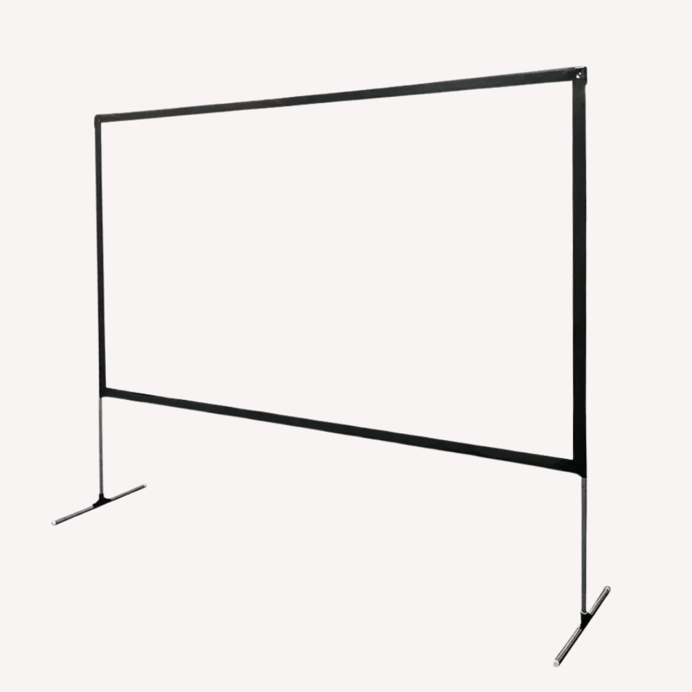 Stående filmlærred 2x1,25 m